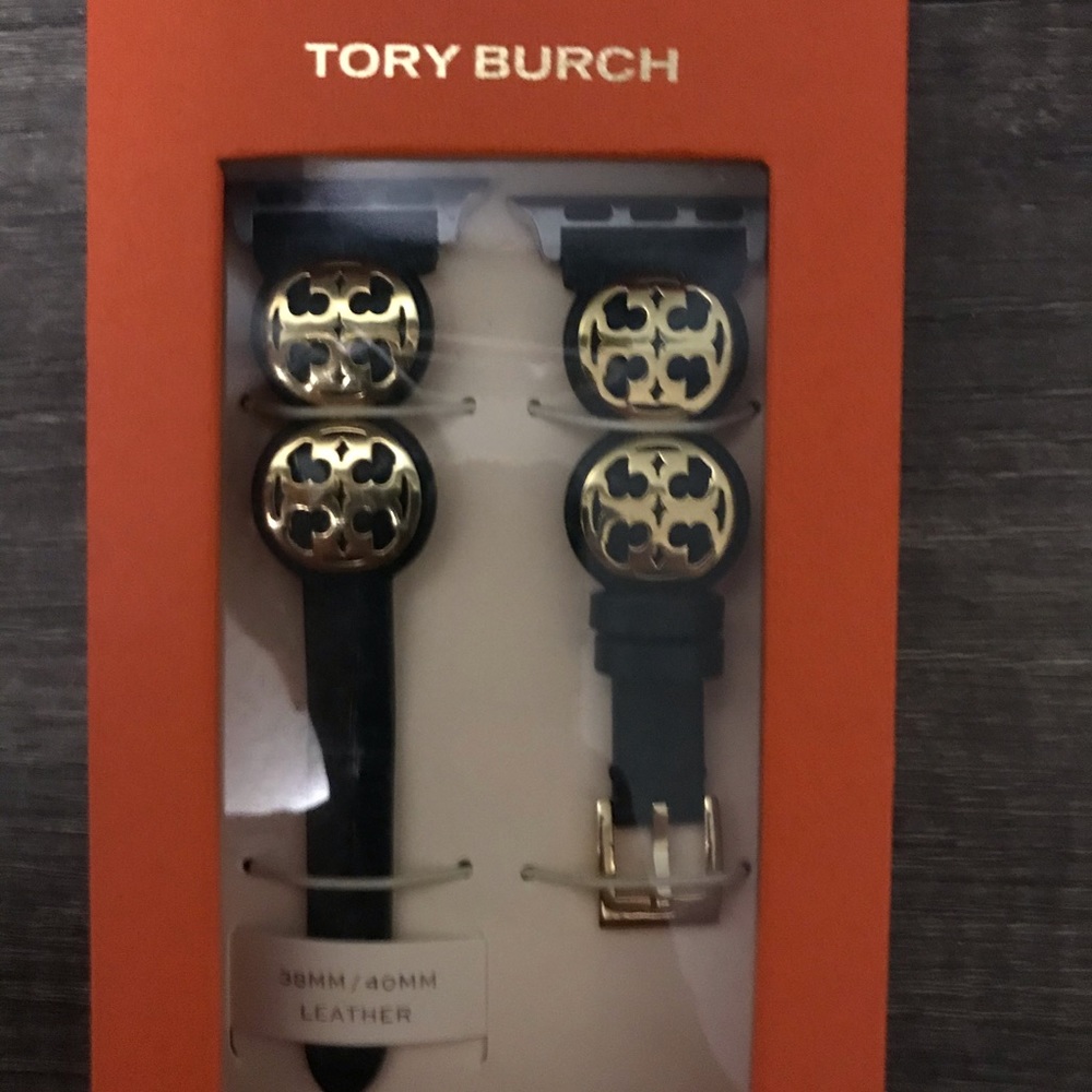 Gently used Tory Burch 38MM-40mm Apple Watch band.